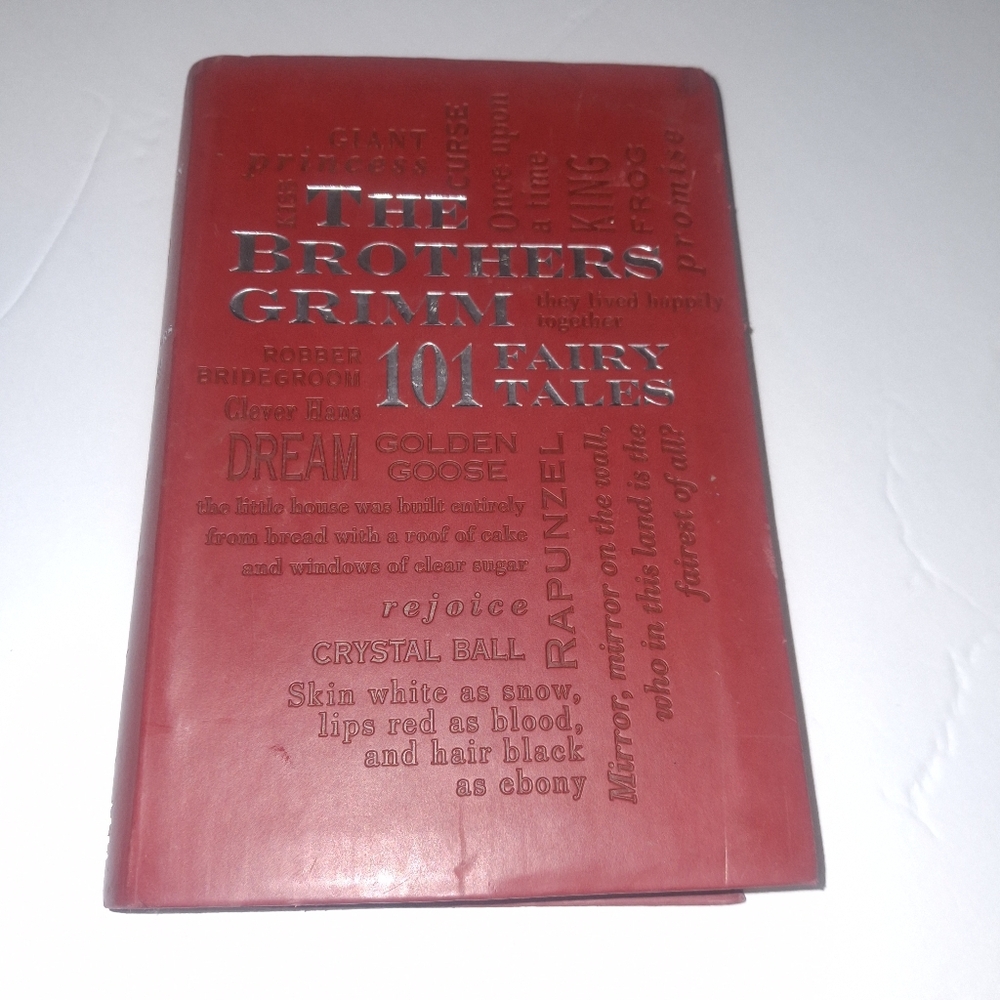 Red 'The Brothers Grimm 101 Fairy Tales' Book SPECIAL EDITION SIGNED